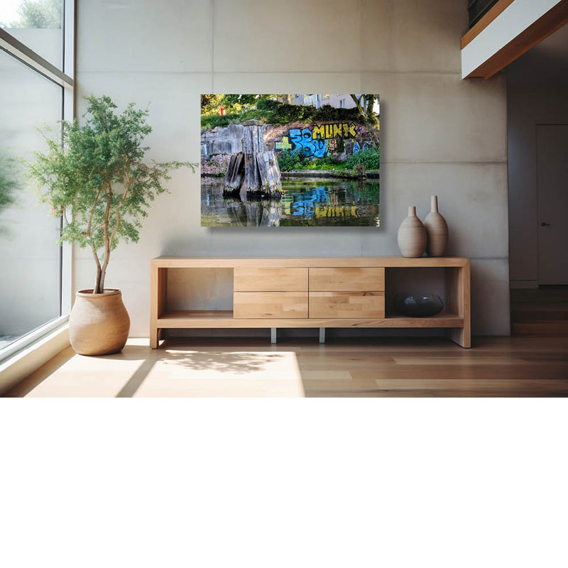 Grafiti aan de boorden van de Dijle