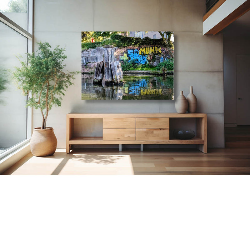 Grafiti aan de boorden van de Dijle