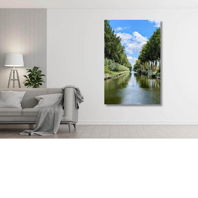 Uitkijken op de Damse Vaart