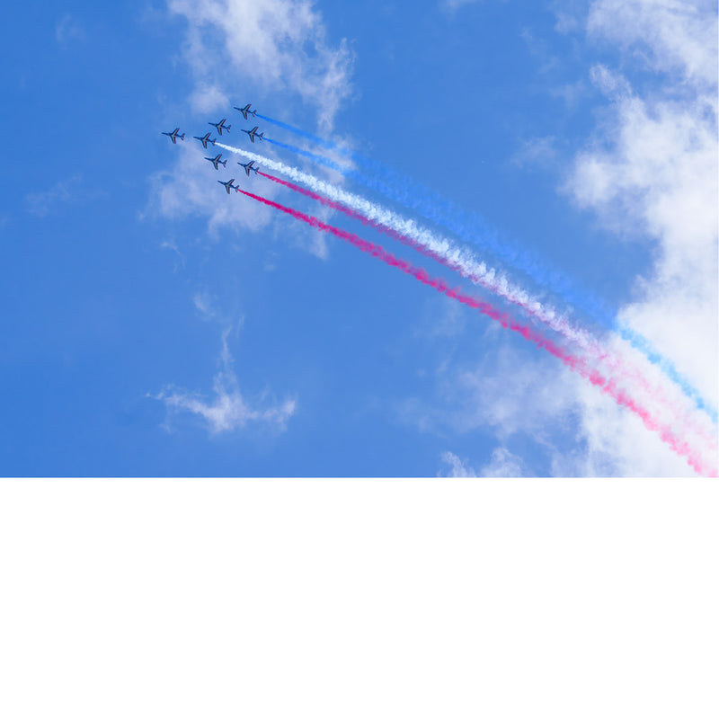 De straaljagerpiloten van de Coxyde Air Show zijn ware luchtacrobaten.