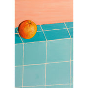 Deze appelsien ziet er heerlijk lekker uit - Olieverf op doek.