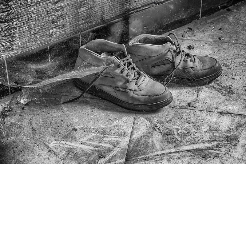 Lang vergeten paar schoenen