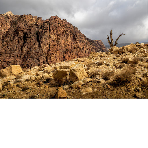 Landschap ergens midden in Jordanië