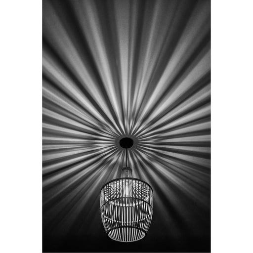 Mooi lichtspel van luster in een hotelkamer