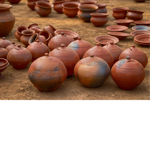 Stonden te koop op een markt in India