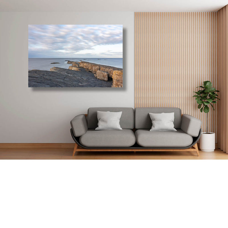 Rotsformaties in de zee