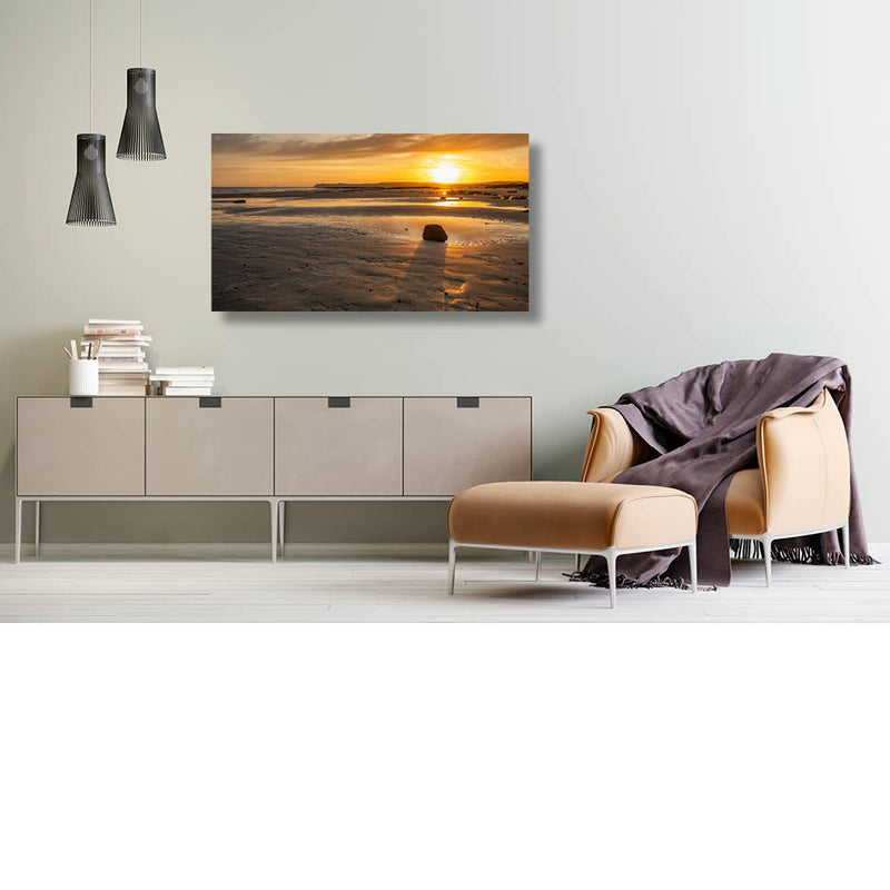 Zon werpt een laatste schaduw