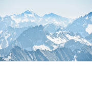 Een berglandschap in de winter