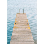 Een steiger in de zee