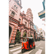 De Rode Moskee in Colombo, Sri Lanka