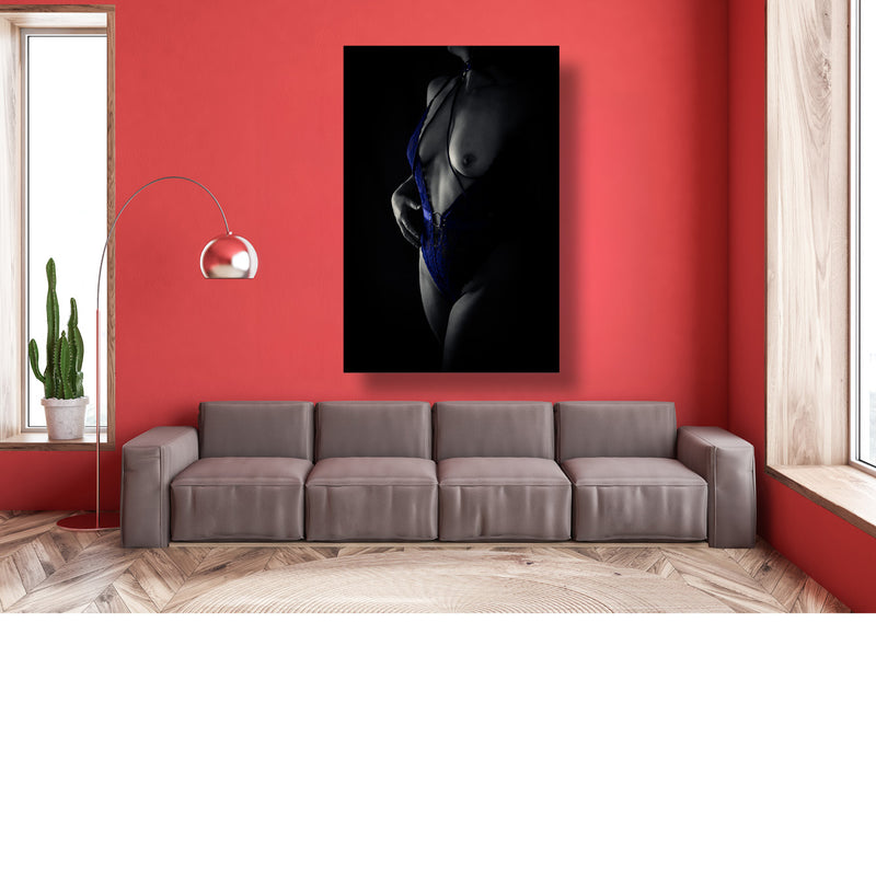 Grijstingen van blauw