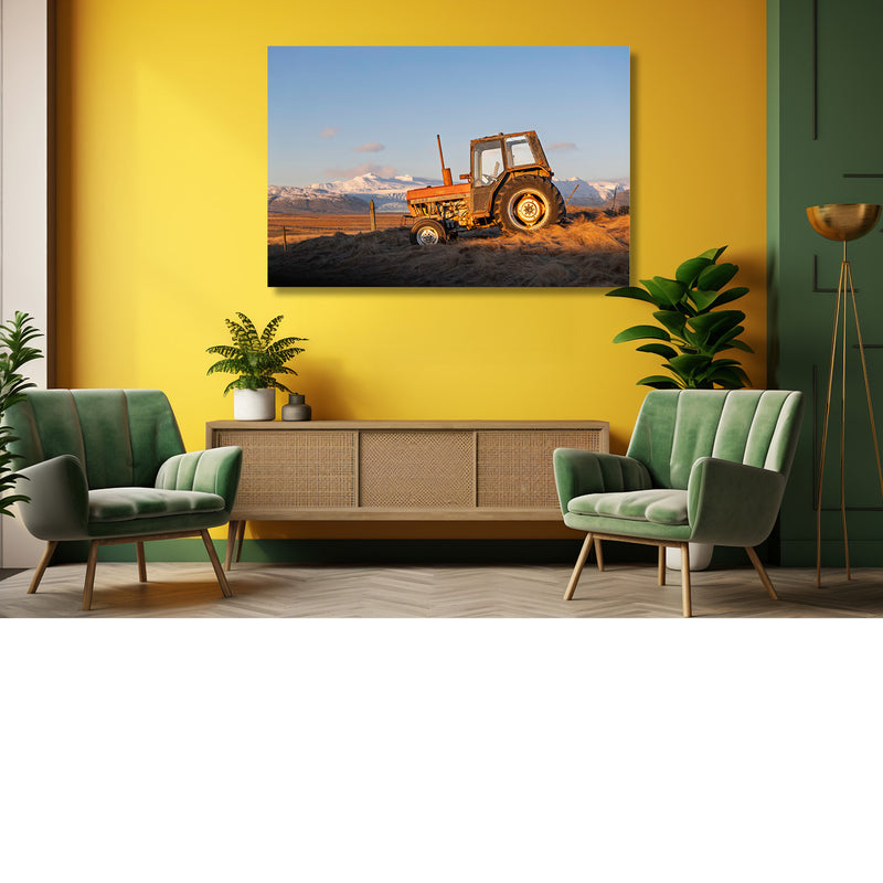 Sunset tractor