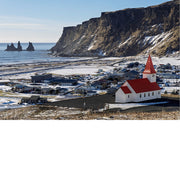 IJsland, Vik, het meest gefotogarafeerde kerkje van IJsland
