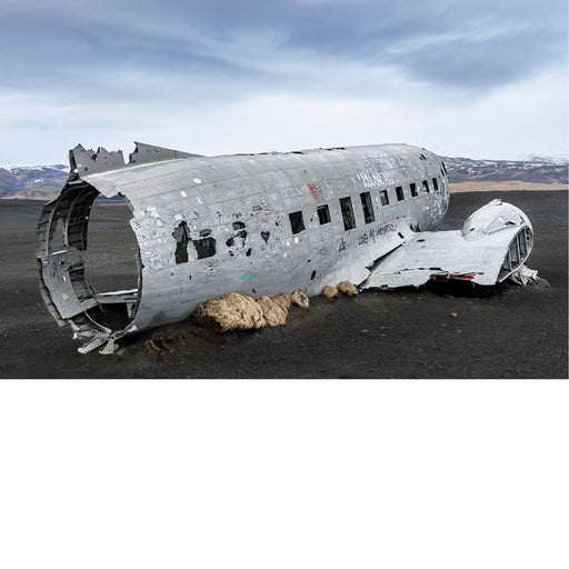 Crashed airplane