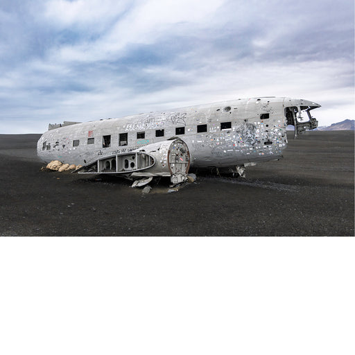 Crashed airplane