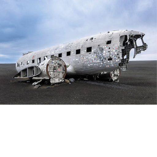Crashed airplane