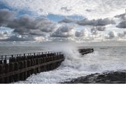  Het Zuiderhoofd van Westkapelle Nederland, Herfststorm 
