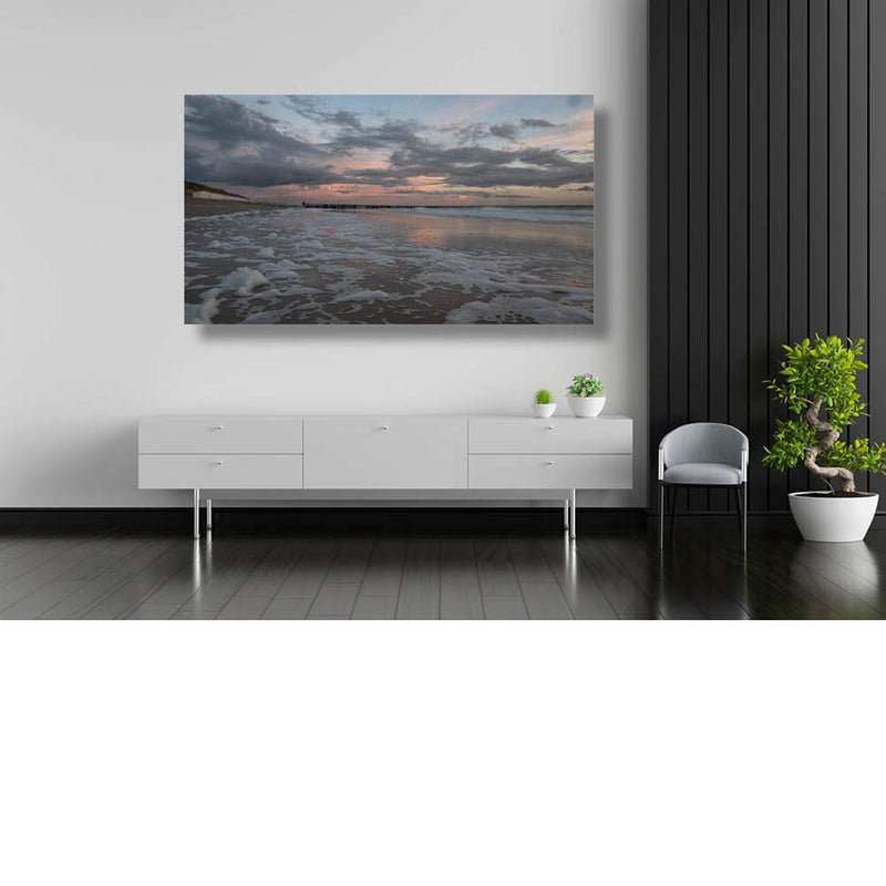 Verlaten strandhuisjes