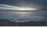 Zonsondergang, Sterke weerspigeling in het water 