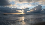 Zonsondergang, In de verte zie je de windmolens van de stormvloedskeringsbrug 