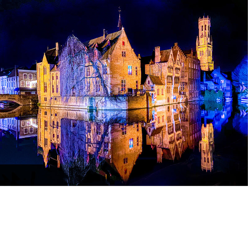 De Rozenhoedkaai in Brugge, een van de meest gefotografeerde locaties van de stad.