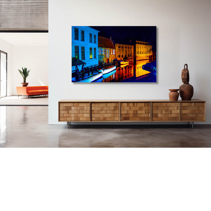 Bootjevaren in de nacht