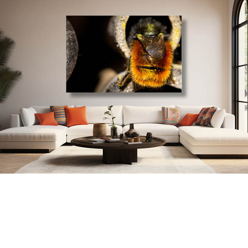 Bezige bij aan het werk 1