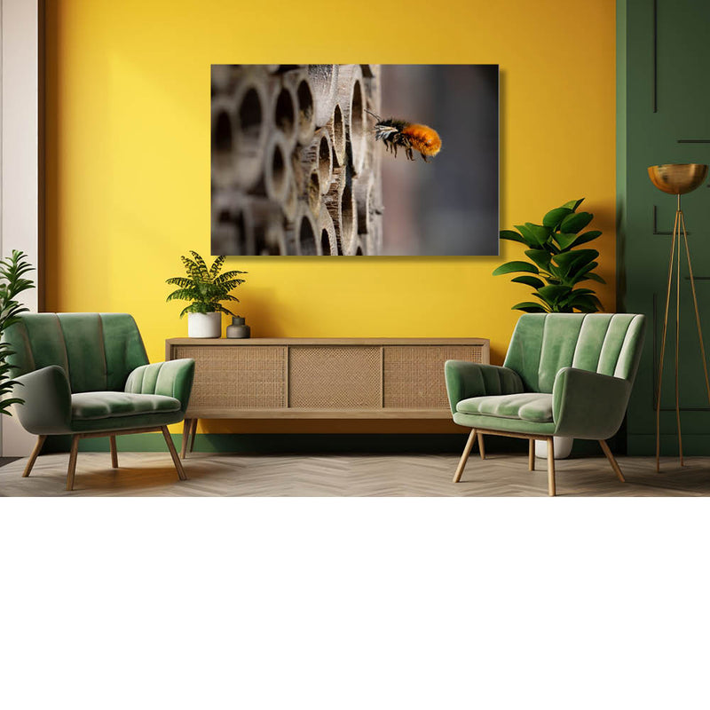 Bezige bij aan het werk 4