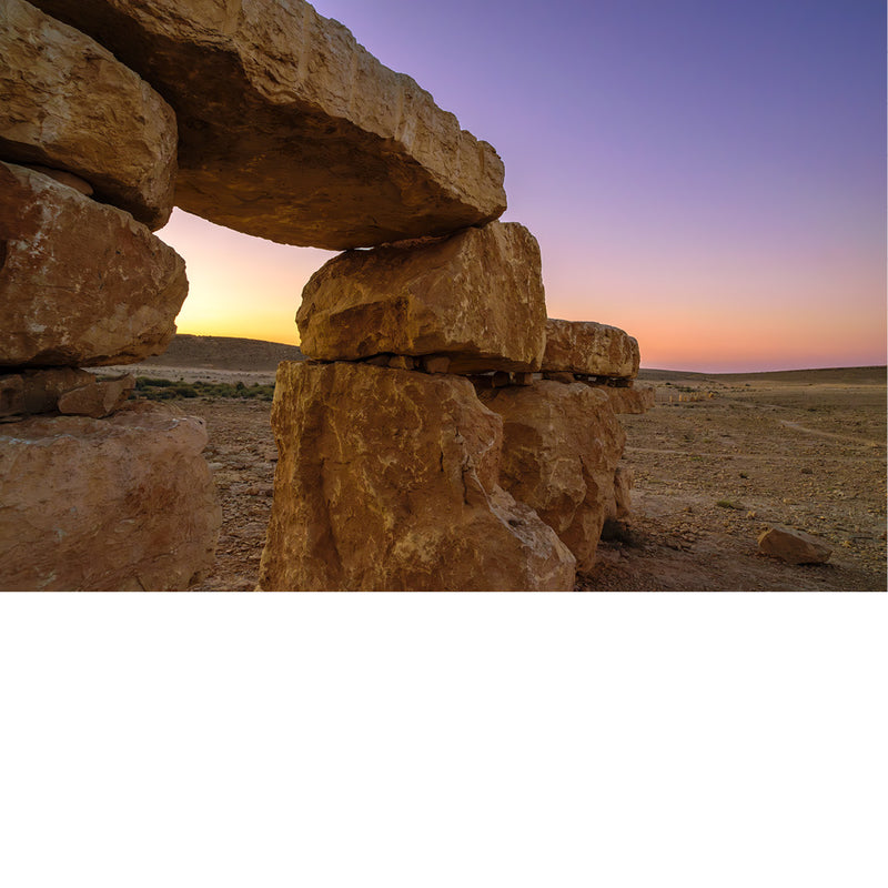 Dit is een van de sculpturen in het Desert Sculpture Park in Mitzpe Ramon, Israël. Het park, ook wel bekend als de Ezra Orion Desert Sculpture Park, is een openluchtmuseum in de Negev-woestijn. 