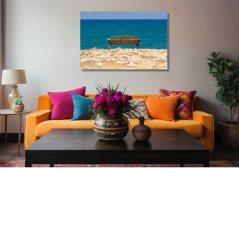 Bankje met een uitzicht