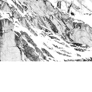 Zwart-wit gems in het landschap