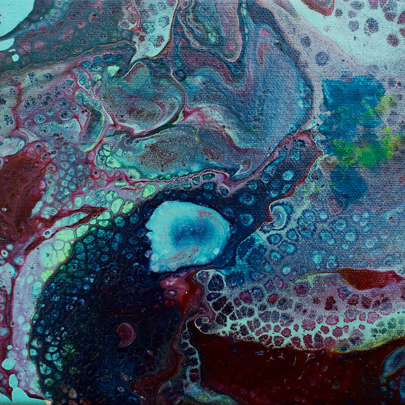 Acrylschilderij met Acryllic Pouring techniek