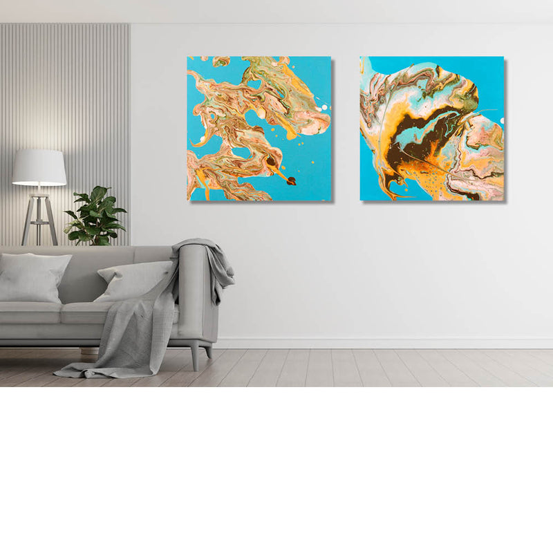 Liquid Gold on Blue - Deel 1