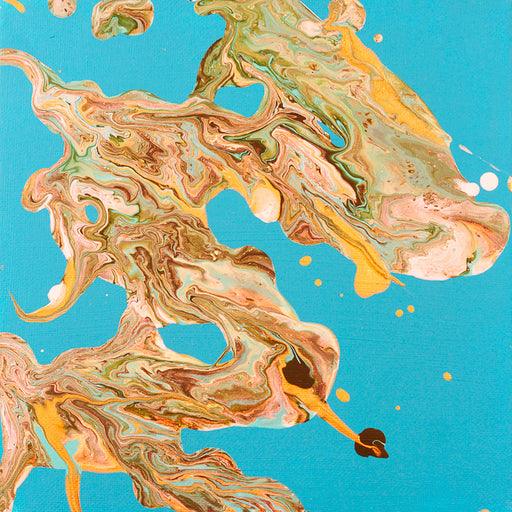 Acrylschilderij met Acryllic Pouring techniek