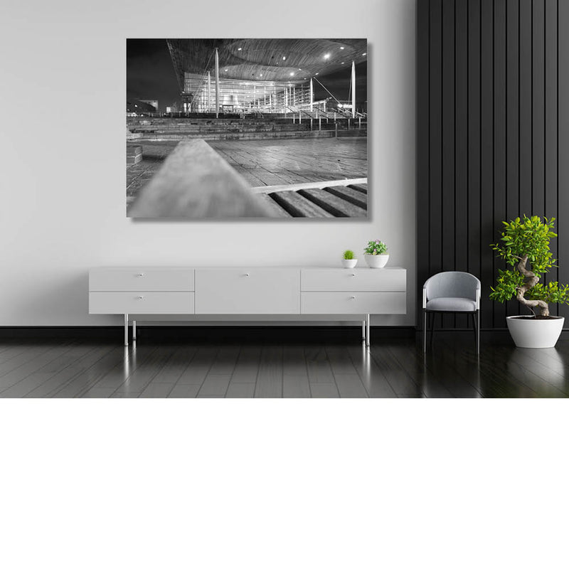 Modern in nachtlicht