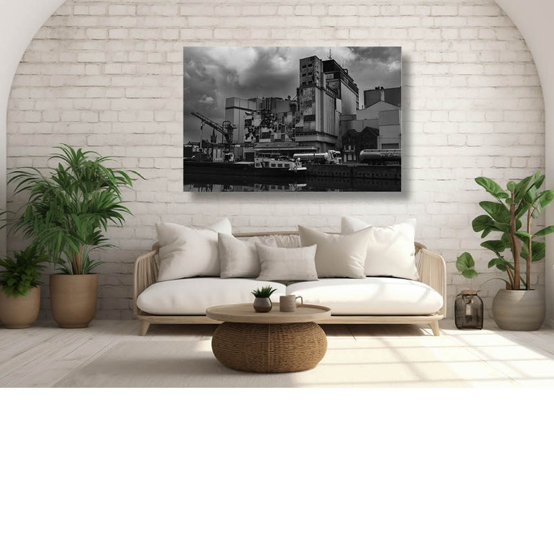 Werken langs het water