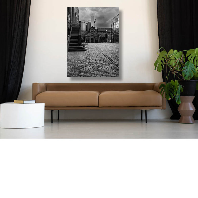 Historische fabriek met moderne elementen