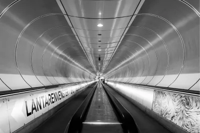 Tunnel zonder einde, de foto