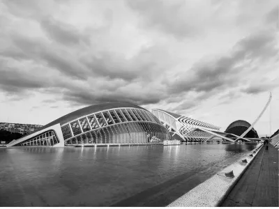 Witte bogen van Valencia, de foto