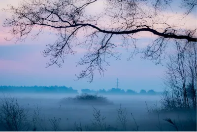 Blauw uur, de foto