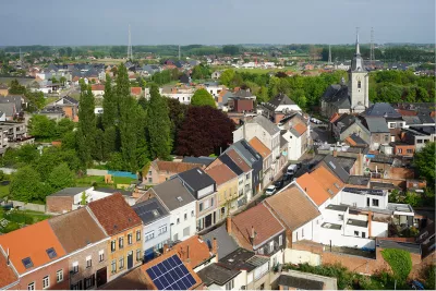 Historisch centrum van Merchtem, de foto