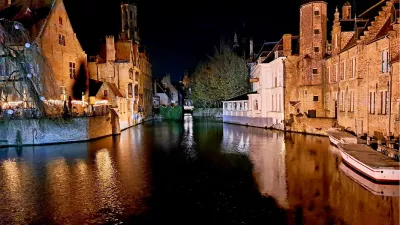 Brugge bij nacht 1, de foto