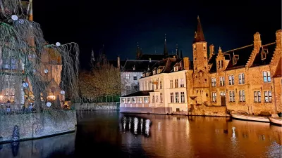 Brugge bij nacht 3, de foto