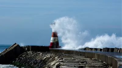 Boei aan de haveningang, de foto