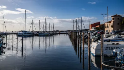 Jachthaven in Bouzigues, de foto