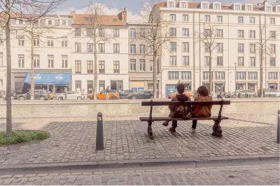 Genieten in Brussel, de foto