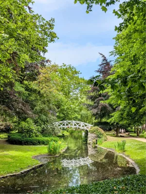 Prachtig park in Lier, de foto