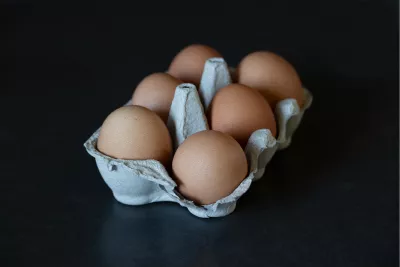 Met een ei zitten, de foto