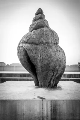 Monument uit zee, de foto