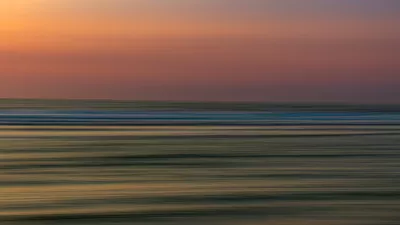 Horizon in Gouden Strepen, de foto